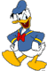 Grumpy Donald Duck