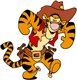 Tigger the cowboy