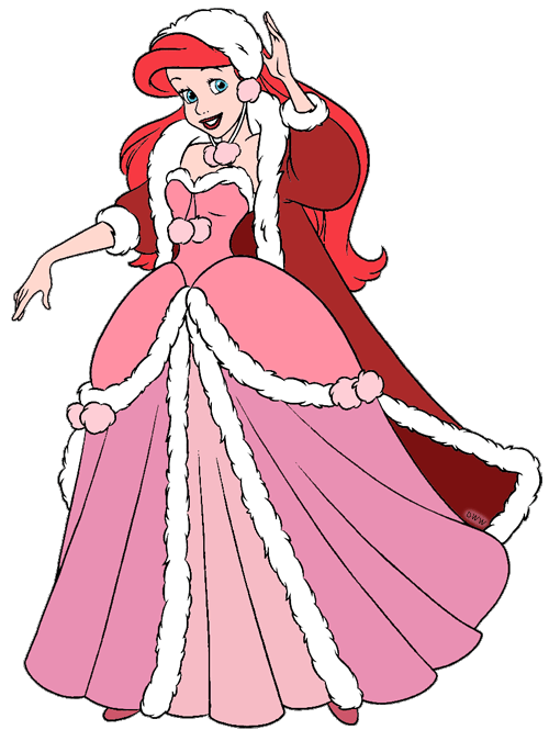 The Little Mermaid Christmas Clip Art 