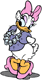 Daisy wearing diamond necklace