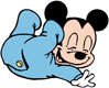 Playful baby Mickey