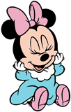 Baby Minnie laughing