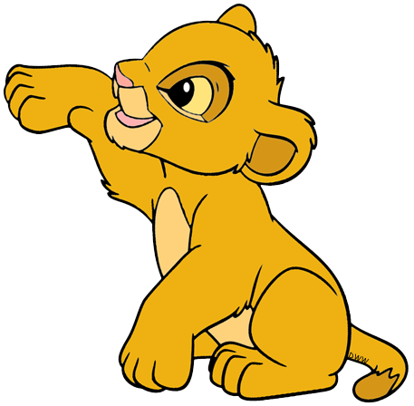 Baby Simba Clip Art | Disney Clip Art Galore