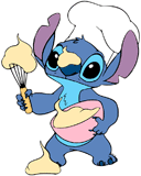 Stitch whipping up some cream