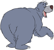 Baloo back view
