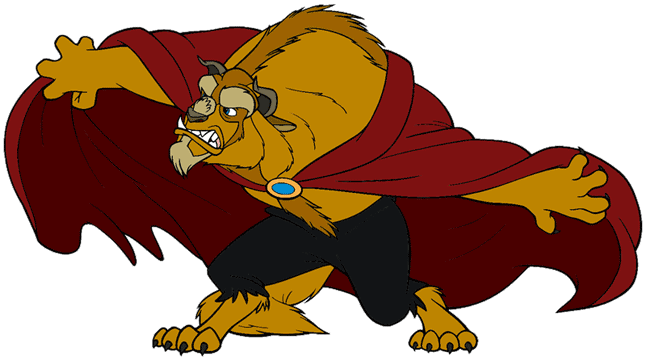 Fierce Beast wearing his cape