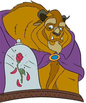 Beast with an eye on the enchanted rose