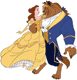 Belle and Beast dancing