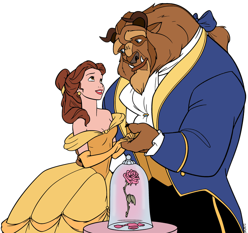 Belle & the Beast Clip Art Images | Disney Clip Art Galore