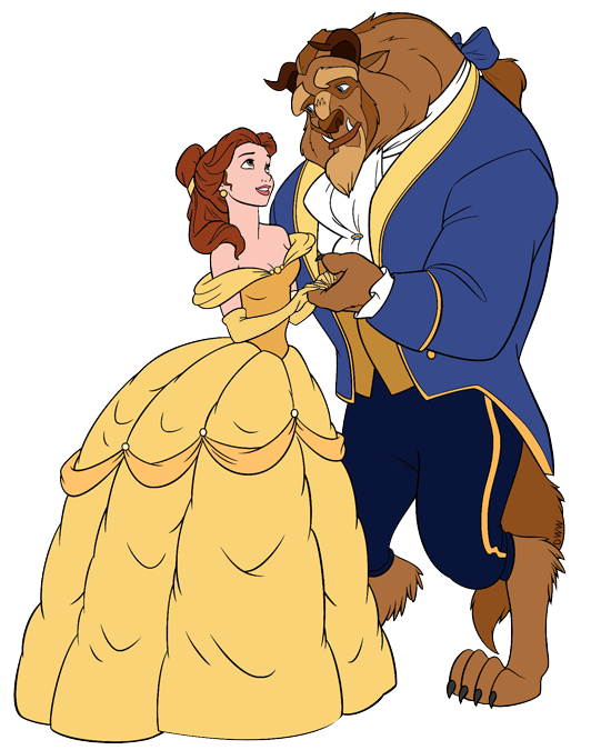 Belle and the Beast Clip Art | Disney Clip Art Galore