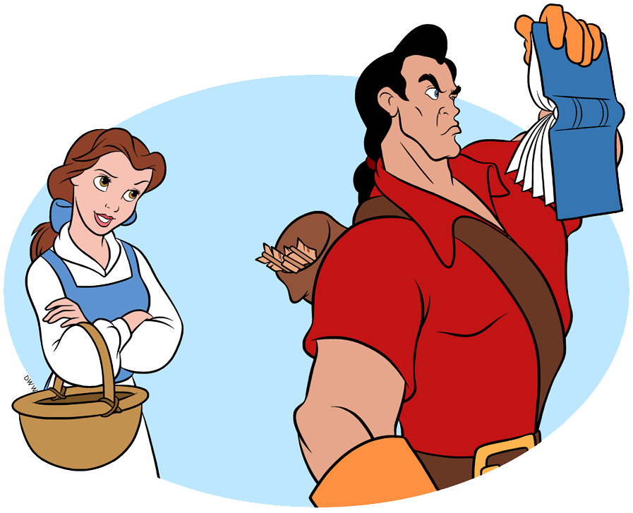 Beauty And The Beast Gaston And Belle
