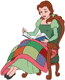 Belle reading