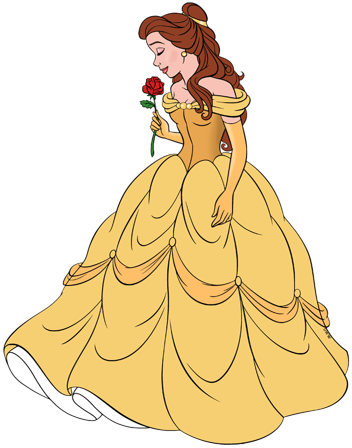 Disney Princess Silhouette Printables Belle 