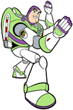 Buzz Lightyear's karate chop action