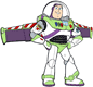 Buzz Lightyear standing with his hands on his hips