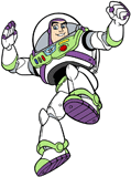 Buzz Lightyear in action
