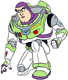 Buzz Lightyear kneeling