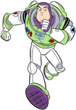 Serious Buzz Lightyear running
