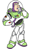 Buzz Lightyear thinking