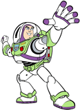 Buzz Lightyear ready for action