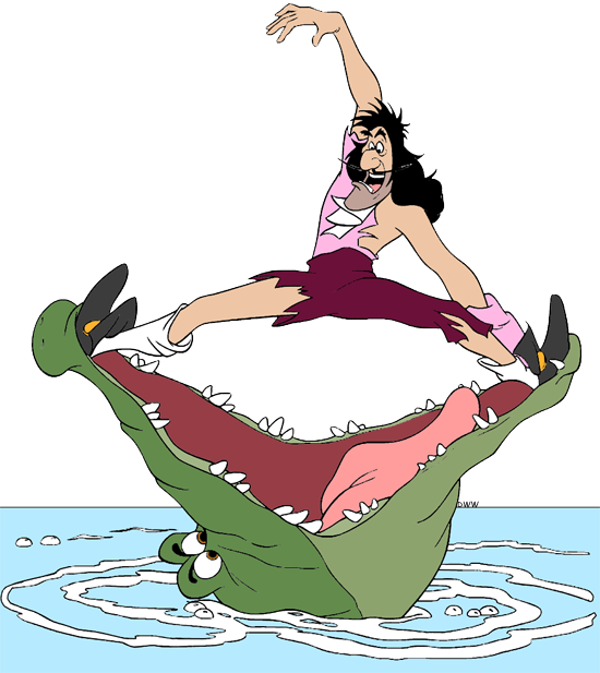 Captain Hook, Smee and Crocodile Clip Art | Disney Clip Art Galore