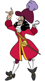 Captain Hook smiling