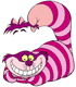 Cheshire Cat pointing