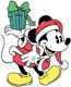 Classic Mickey as Santa Claus