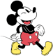 Mickey Mouse winking