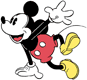 Classic Mickey jumping