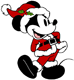 Classic Mickey as Santa Claus