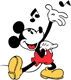Mickey singing