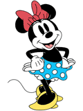 Classic Minnie Mouse smiling