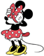 Minnie red polka dot bow