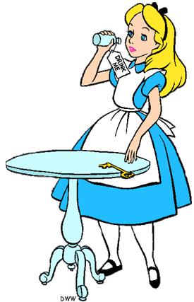 Alice In Wonderland Drink Me Scene