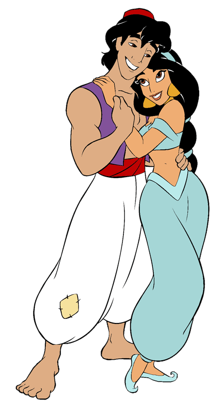 Aladdin And Jasmine Clip Art | Disney Clip Art Galore