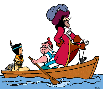 Captain Hook, Smee & Crocodile Clip Art Images | Disney Clip Art Galore