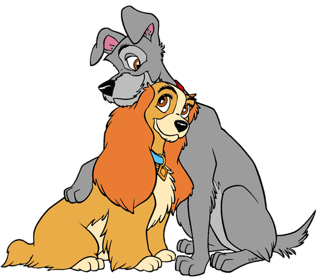 Lady and the Tramp Clip Art 2 | Disney Clip Art Galore