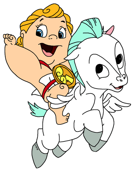 Baby Hercules Baby Pegasus Clip Art Images Disney Clip Art Galore