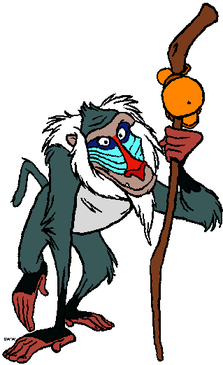 Rafiki and Zazu Clip Art | Disney Clip Art Galore