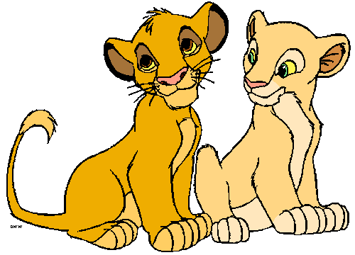 Simba and Nala Clip Art Disney Clip Art Galore