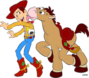 woody and the horse