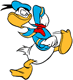 Confident Donald Duck