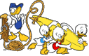Donald Duck, Huey, Dewey, Louie