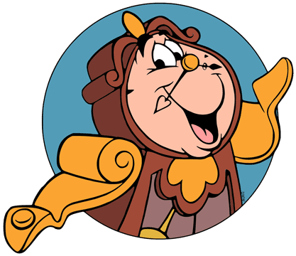 Cogsworth smiling