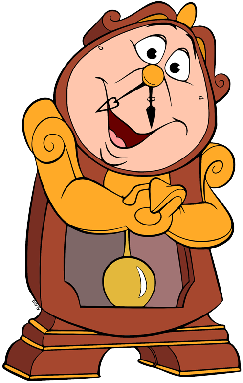 cogsworth and lumiere figures