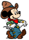 Cowboy Mickey Mouse