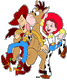 Bullseye, Jessie, Woody