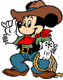 Cowboy Mickey Mouse