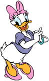 Daisy Duck smiling